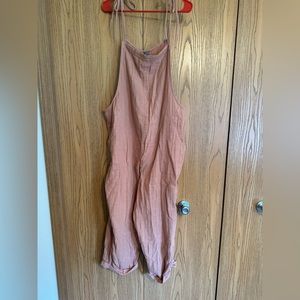 Aerie Linen Overalls
